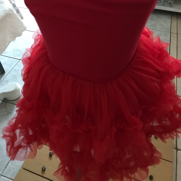 Red Tutu Dress - Picture 4 of 6